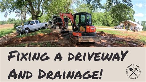 swale trench cleanup with skid steer|How To Make Drainage Swale .